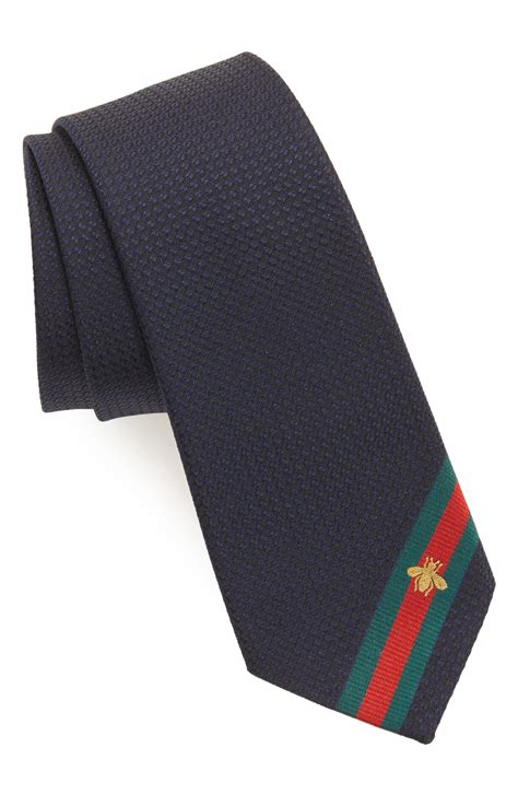 navy blue gucci necktie|Gucci designer ties.